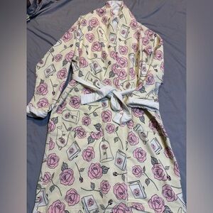 Disney Beauty and the Beast Floral Robe (Size S/M)